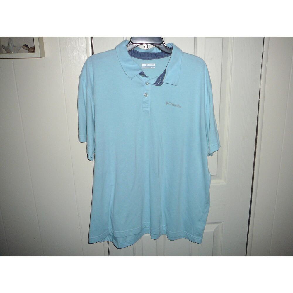 Columbia Mens 3 Button Polo Shirt XXL